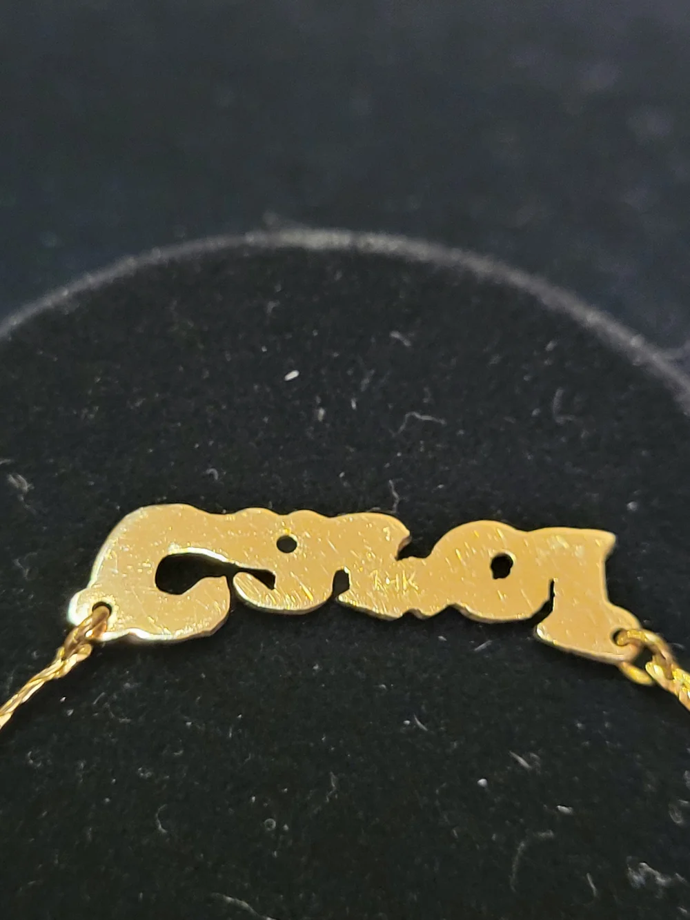 'Carol' Necklace in 14K Gold - Picture 3 of 4